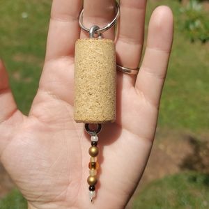Cork keychain